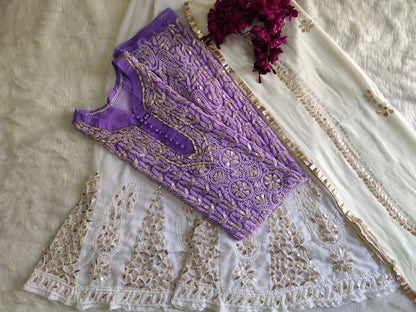 Georgette Gota Work 3pc Set