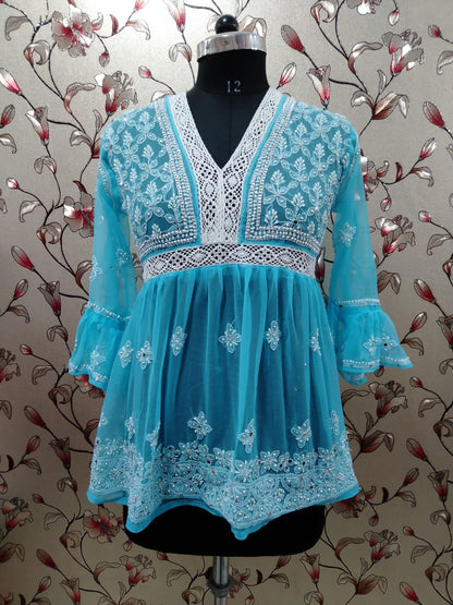 Short Gown With Sharara