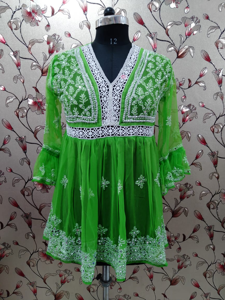 Short Gown With Sharara