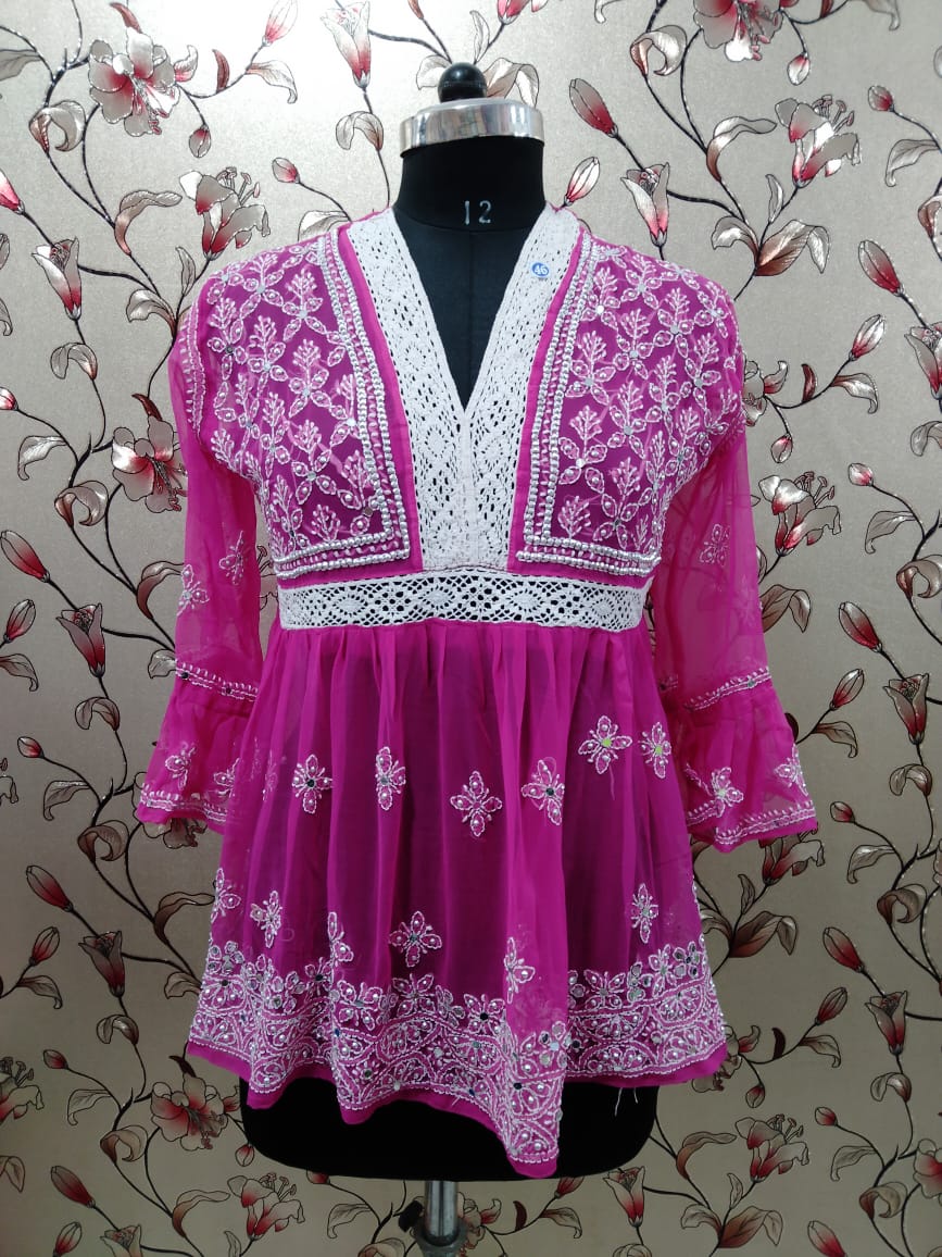 Short Gown With Sharara