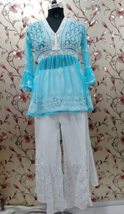 Short Gown With Sharara