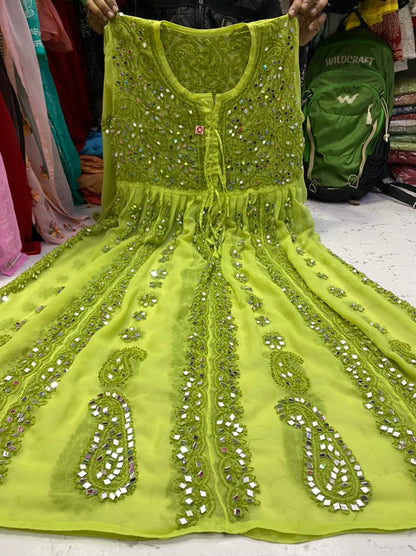 Mirror Work Gown