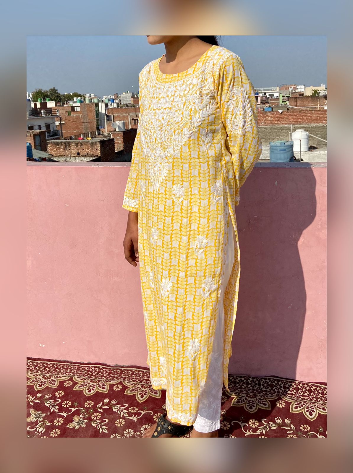 Mul Mul Printed Kurti