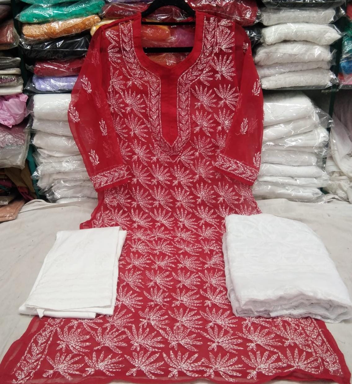 Georgette Kurti With Sharara