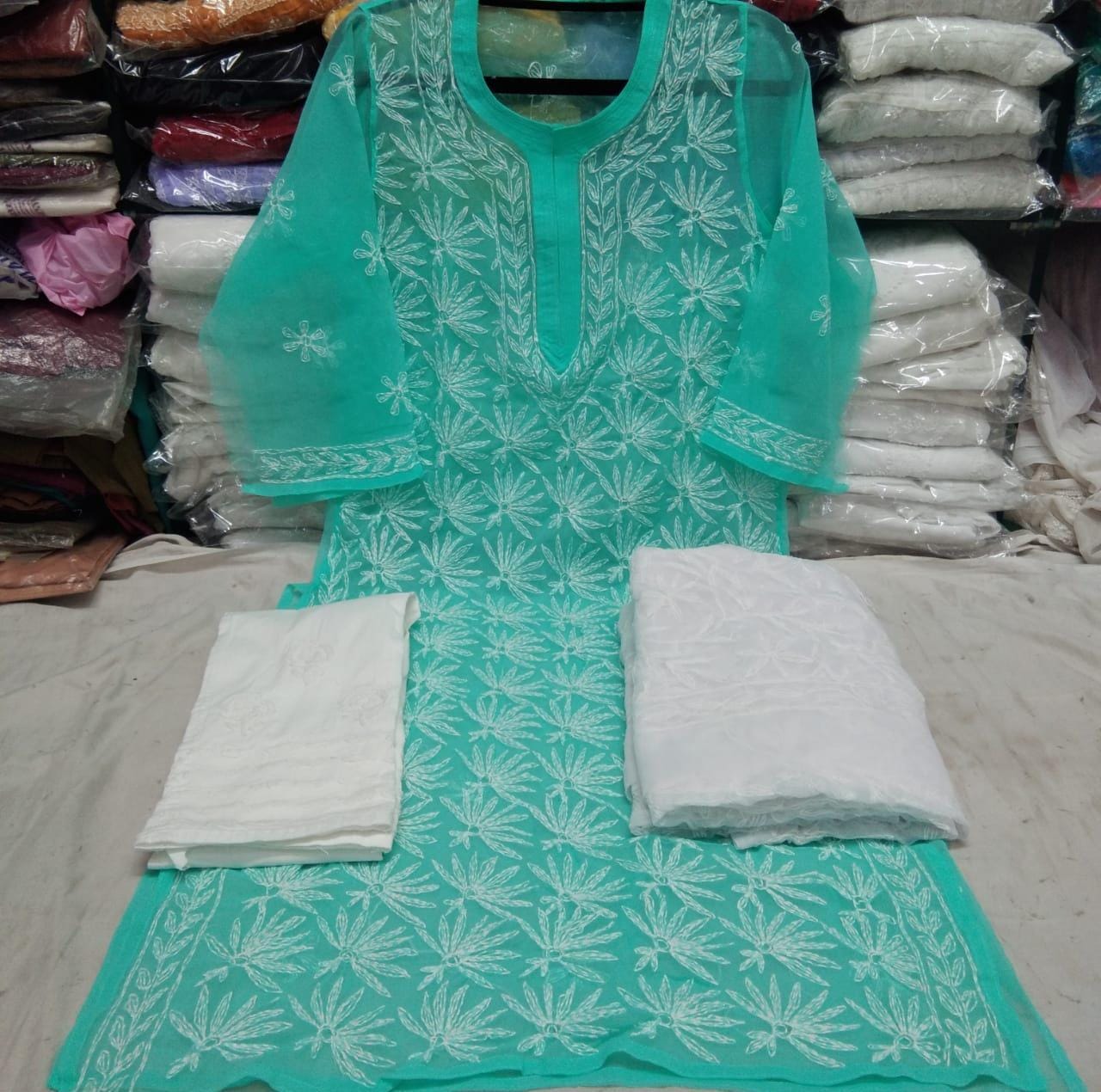 Georgette Kurti With Sharara