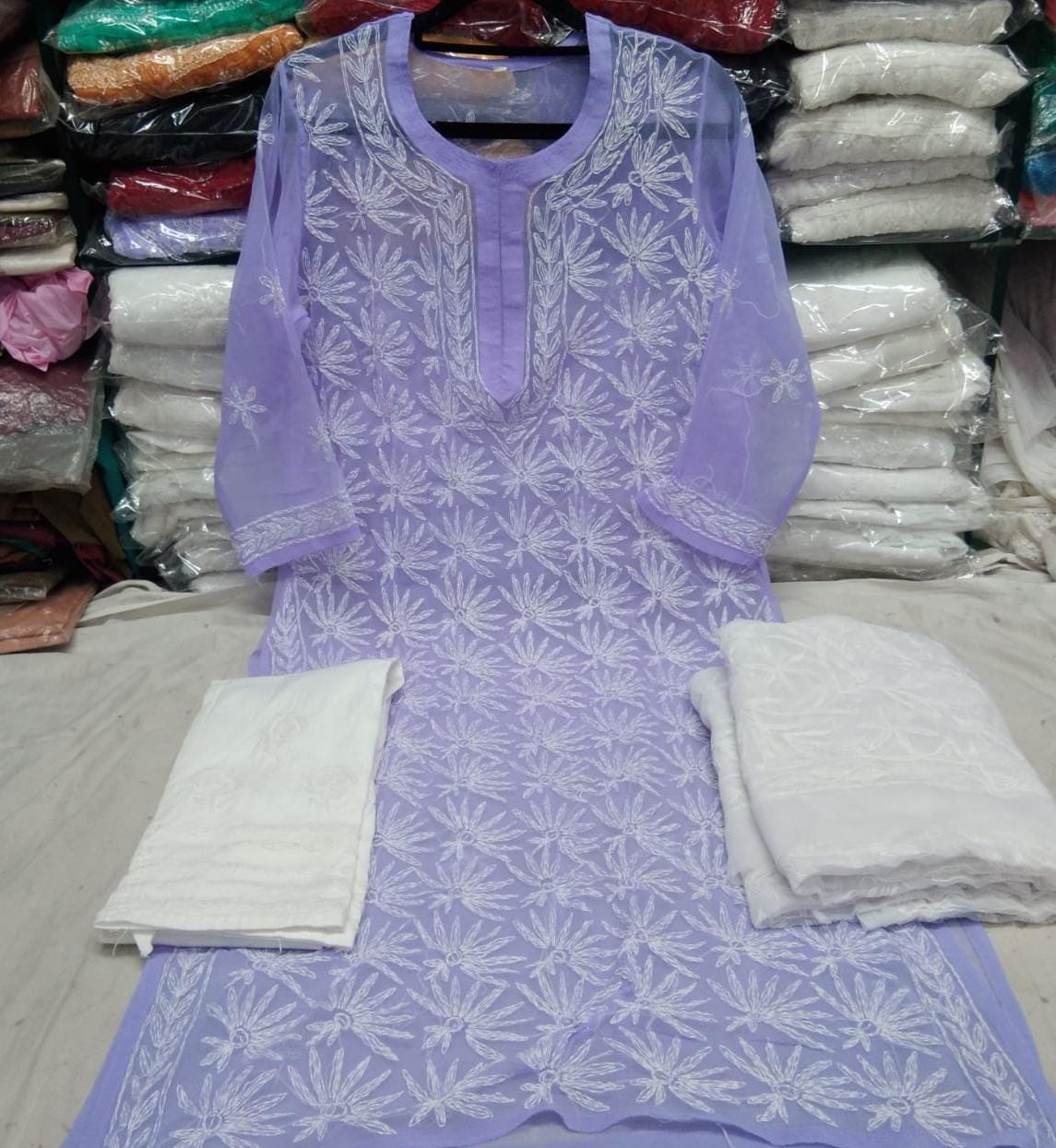 Georgette Kurti With Sharara