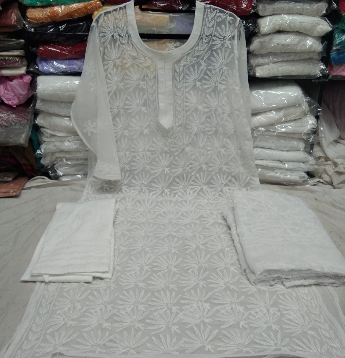 Georgette Kurti With Sharara