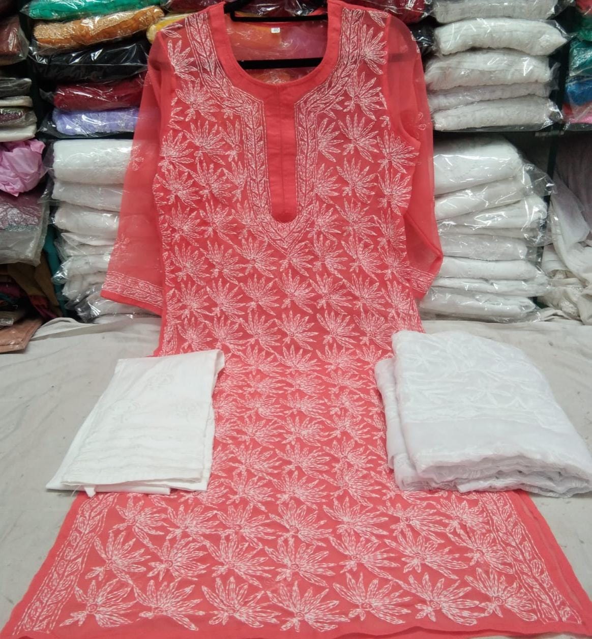 Georgette Kurti With Sharara