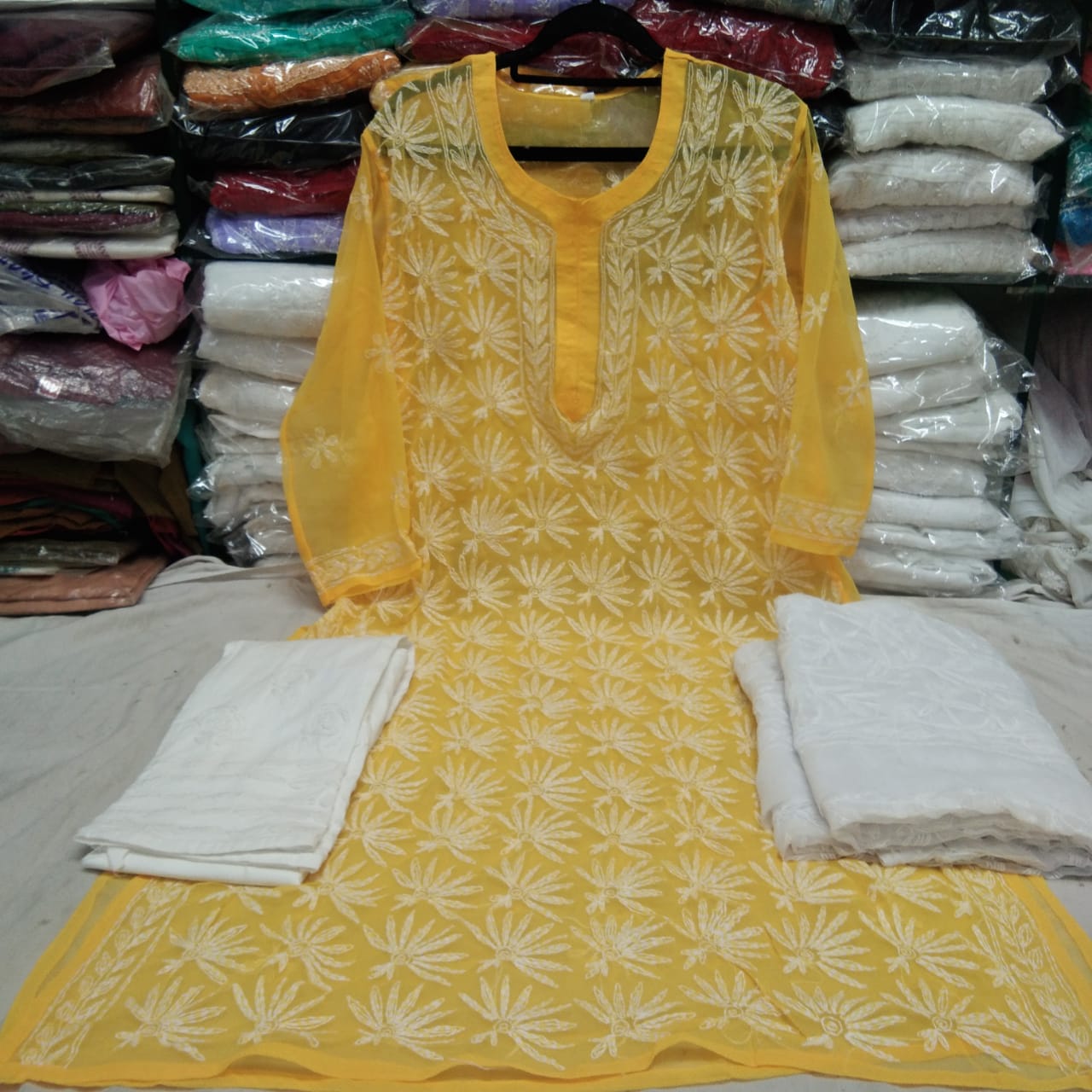 Georgette Kurti With Sharara