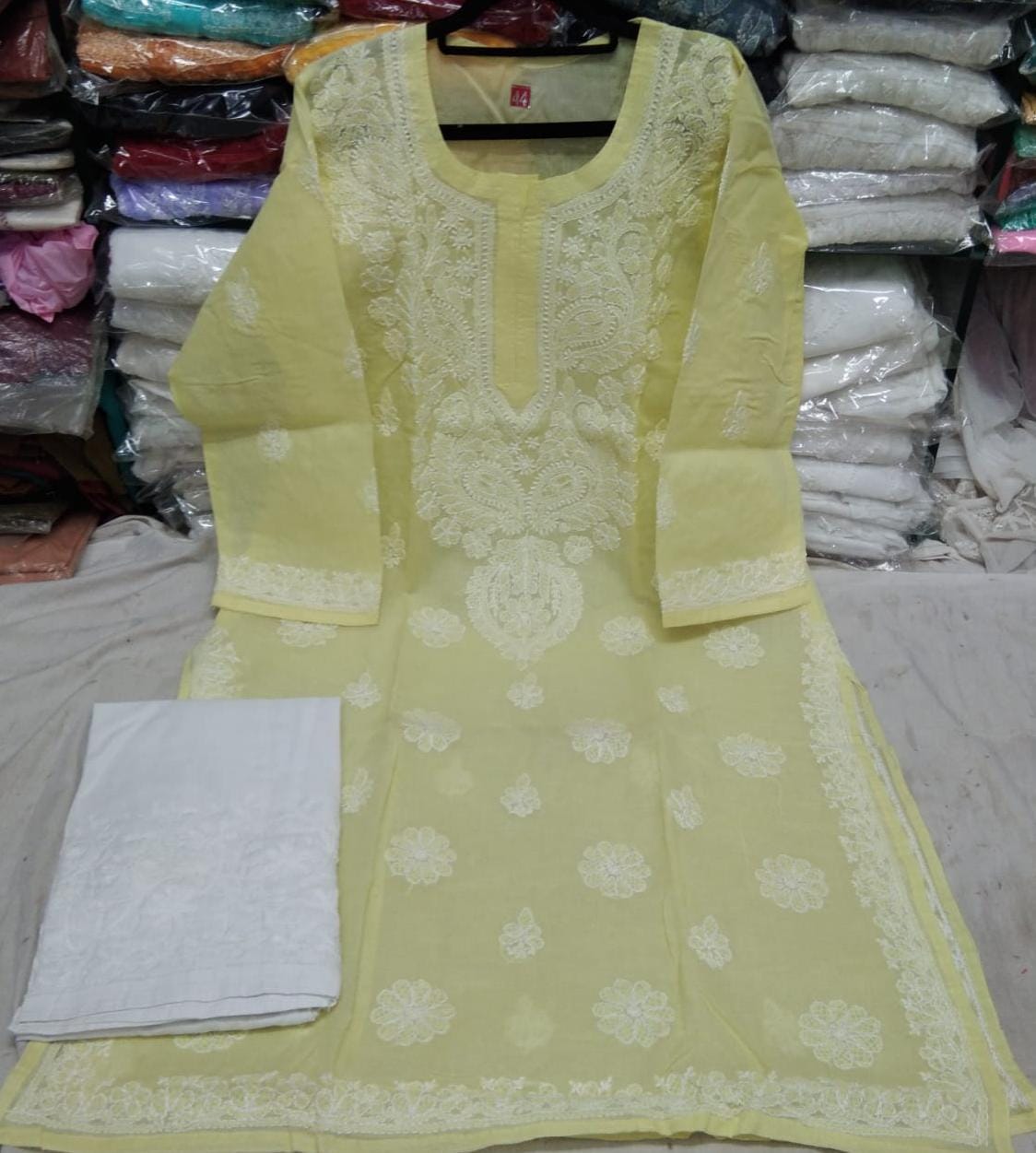 Tery Vail Kurti With Salwar