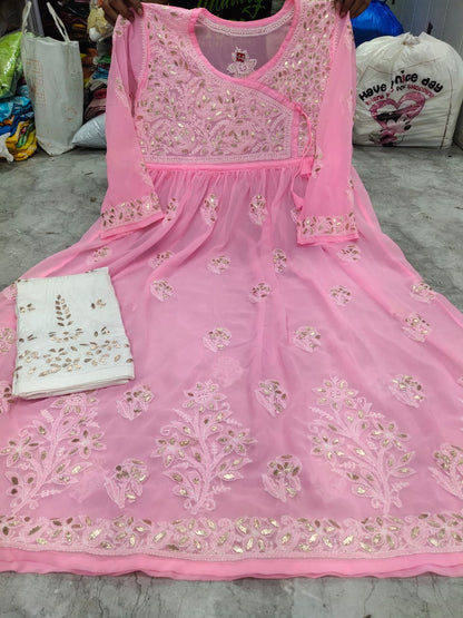 Georgette Gown With Pant