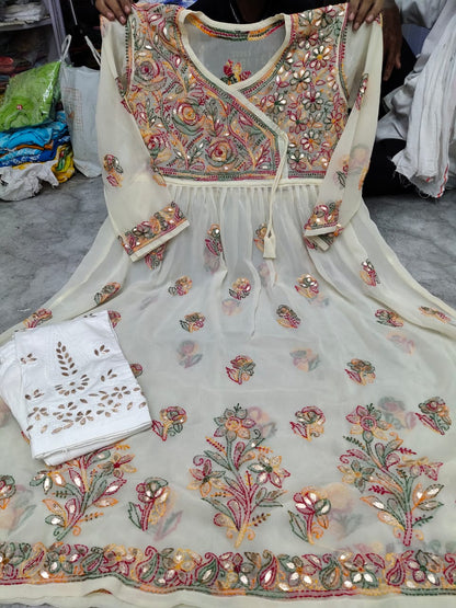 Georgette Gown With Pant
