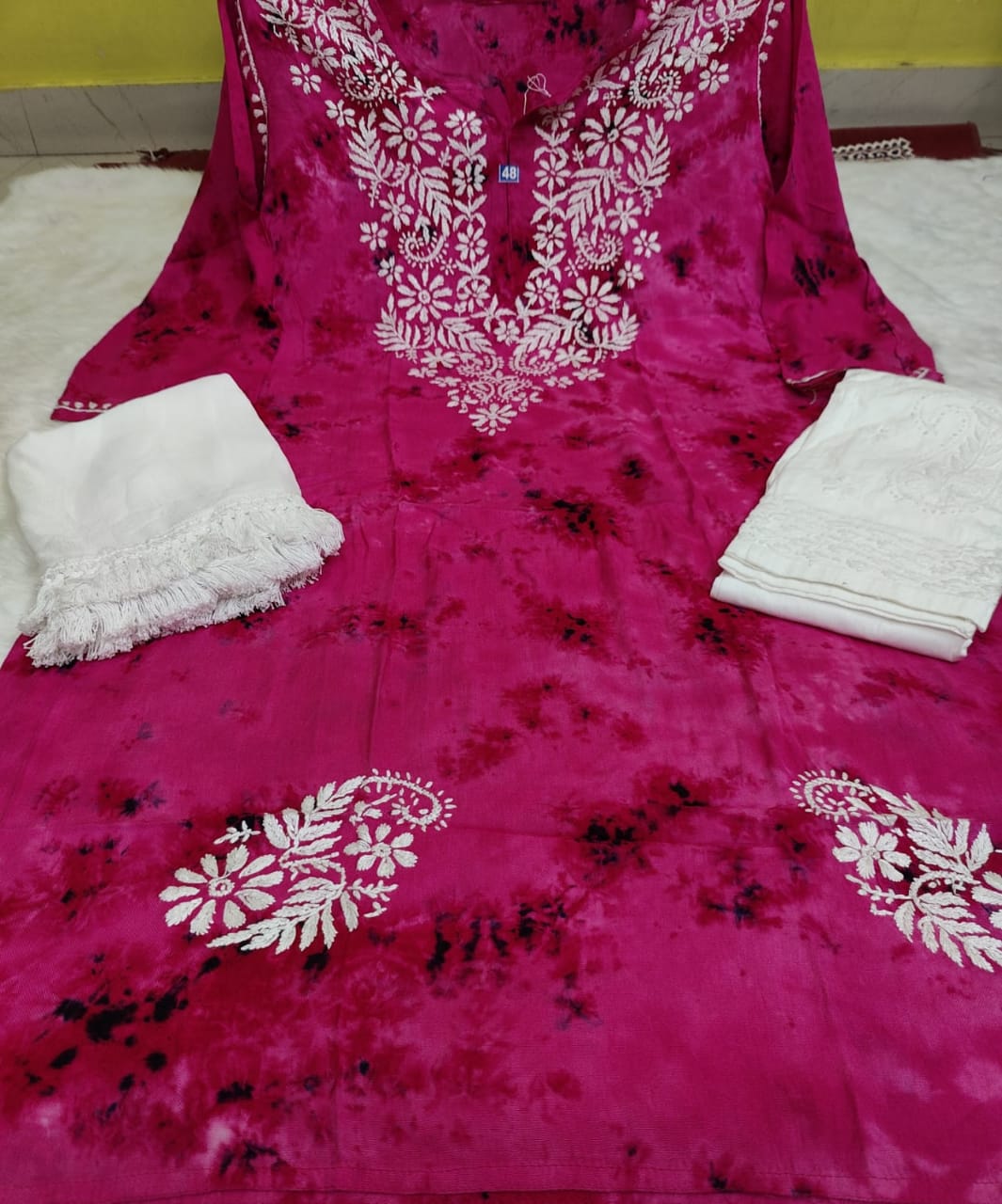 Rayon Kurti 3pc Set