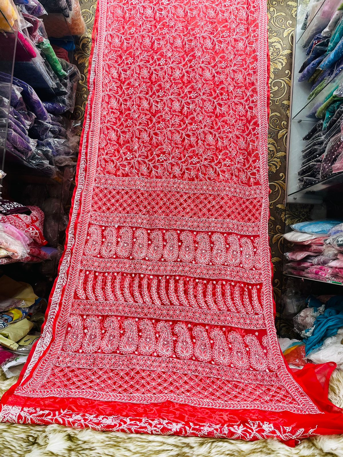 Georgette Jaal Saree