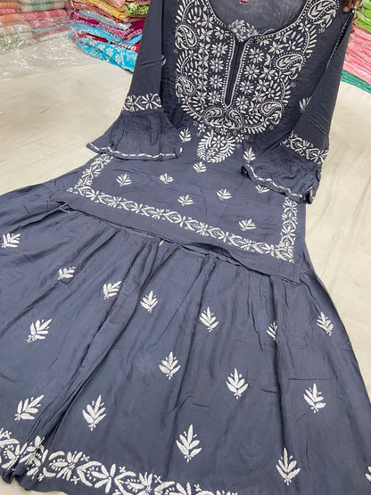 Modal Kurti With Gharara