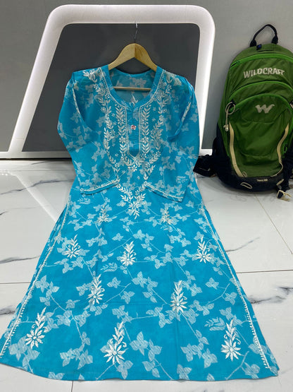 Mul Mul Cotton Kurti