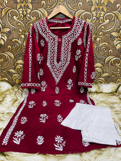 Cotton Kurti With Pant