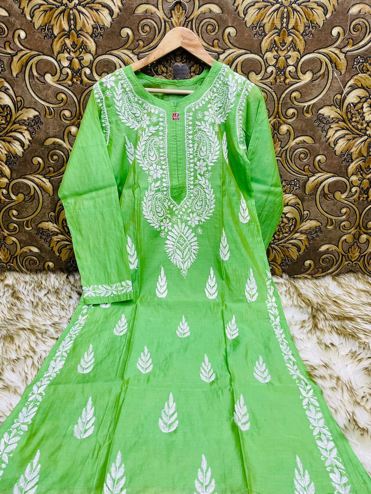 Chanderi Kurti - The Chikan Company