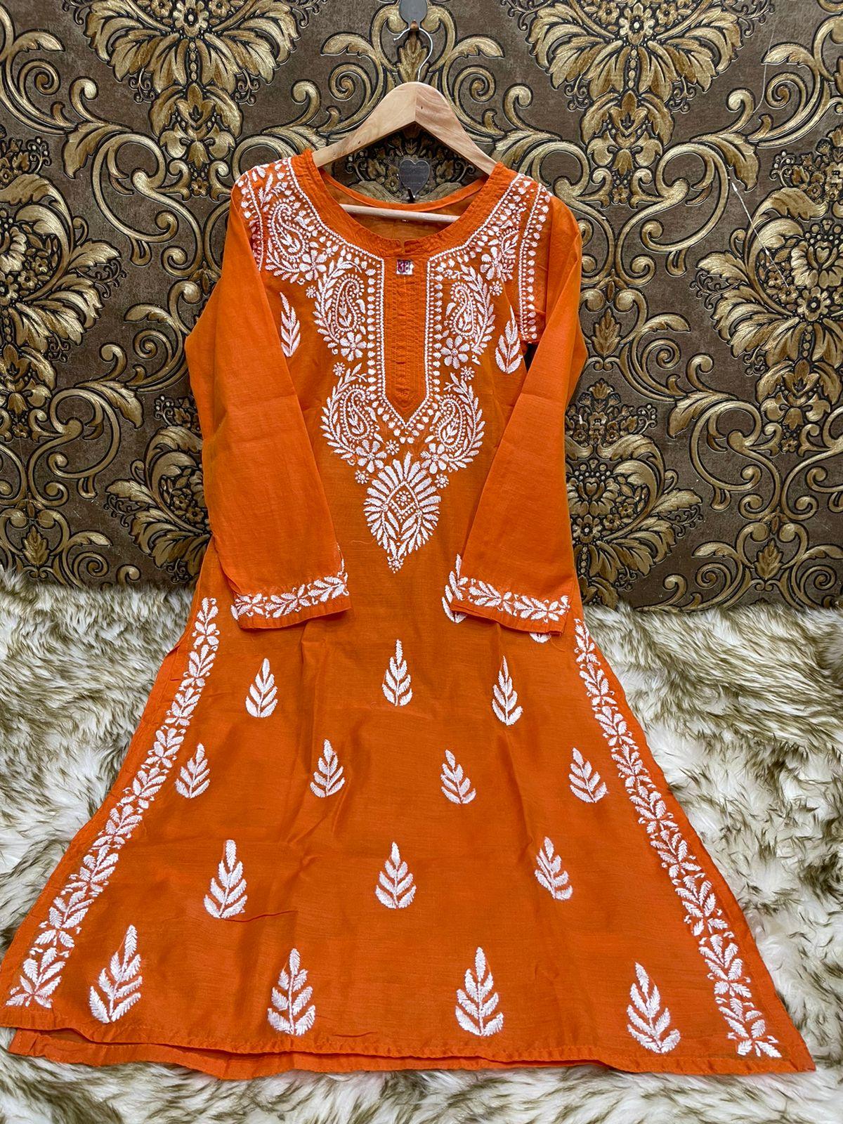 Chanderi Kurti - The Chikan Company