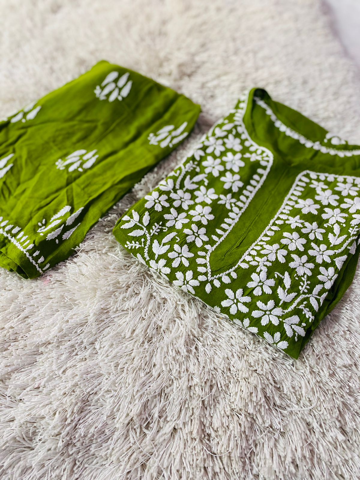 Printed Mul Mul 2pc Set