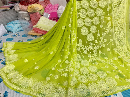 Sun Ring Jaal Saree