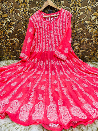 Georgette 56 Kali Chadi Anarkali