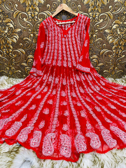 Georgette 56 Kali Chadi Anarkali