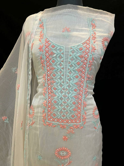 Organza Kurti With Dupatta