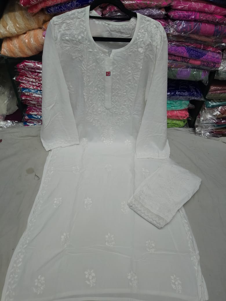 Rayon Kurti With Palazzo