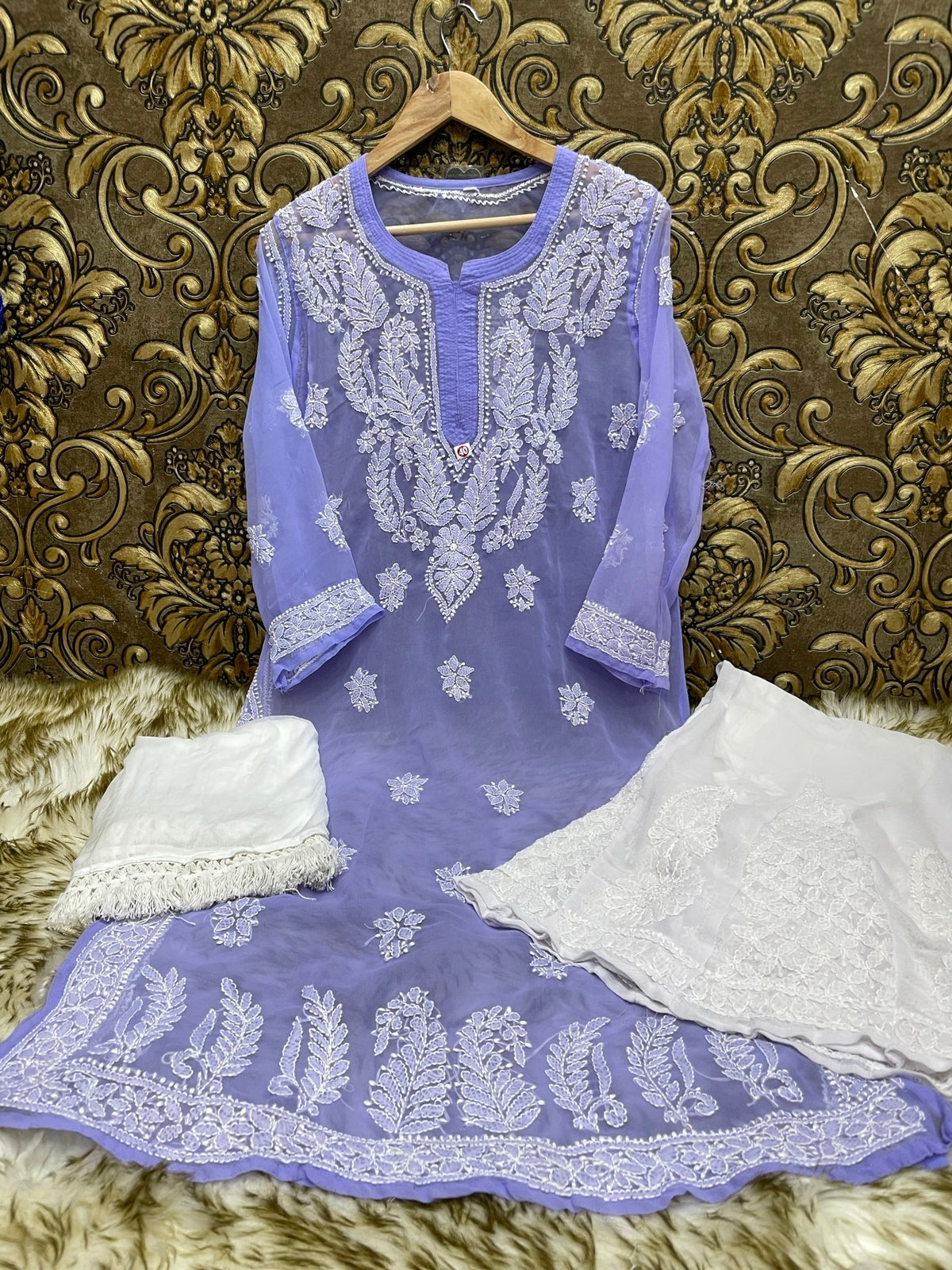 Georgette Kurti With Sharara