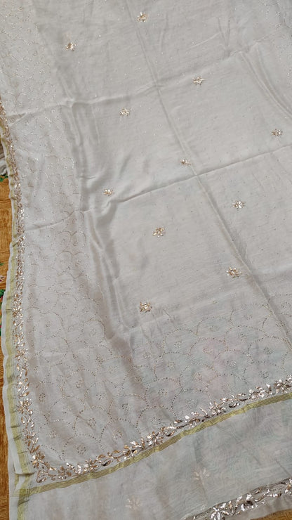 Pure Chanderi Silk Saree