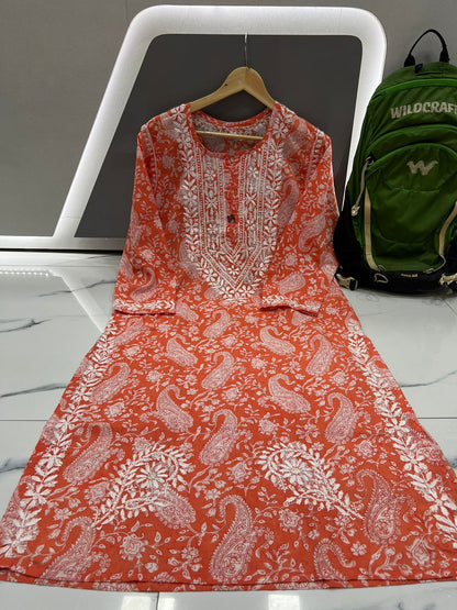 Cotton Printed Kurti