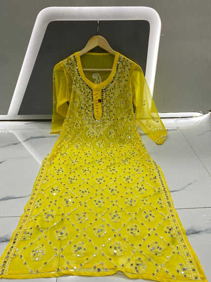 Mirror Work Kurti