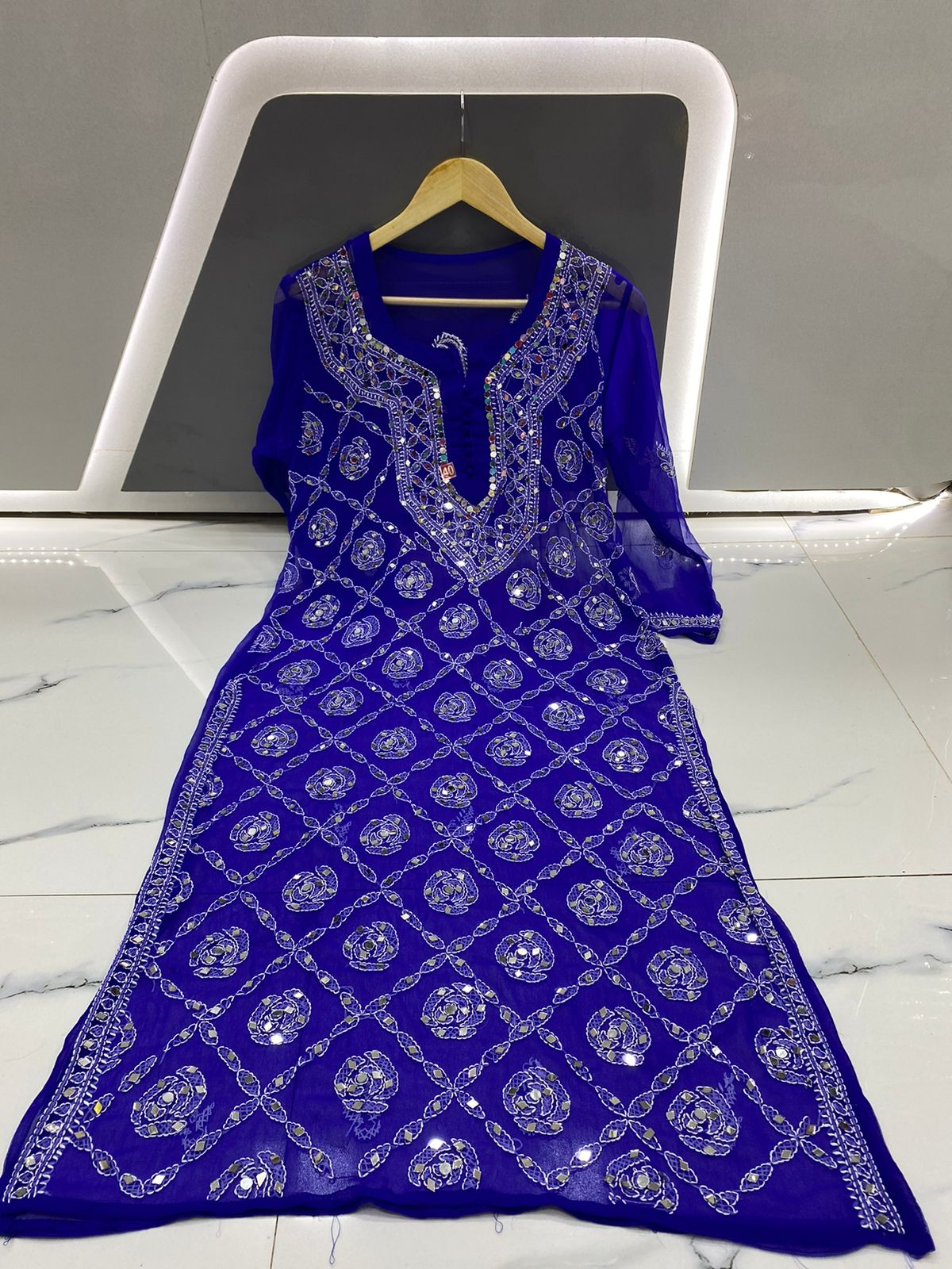 Mirror Work Kurti