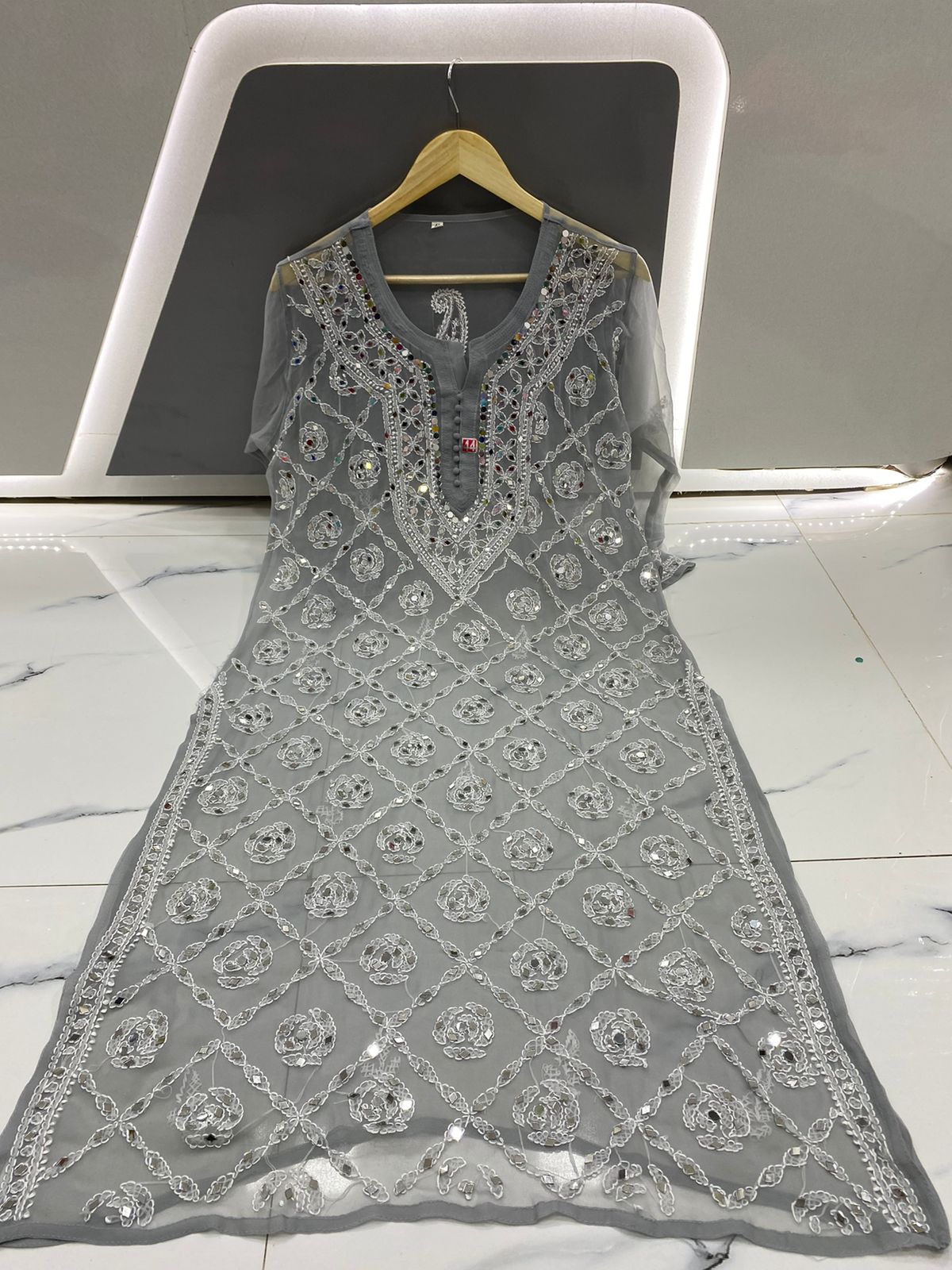 Mirror Work Kurti