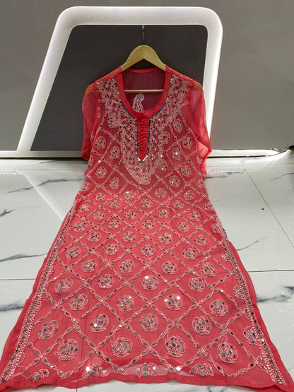 Mirror Work Kurti