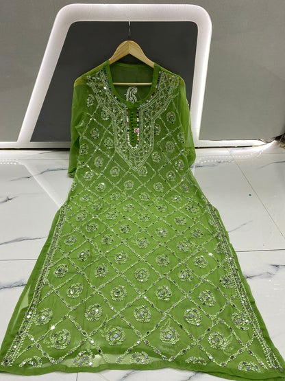 Mirror Work Kurti