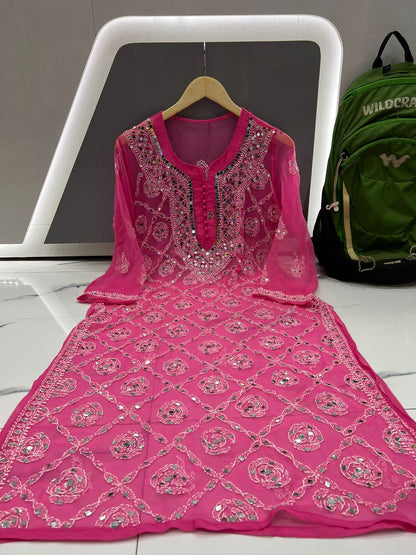 Mirror Work Kurti