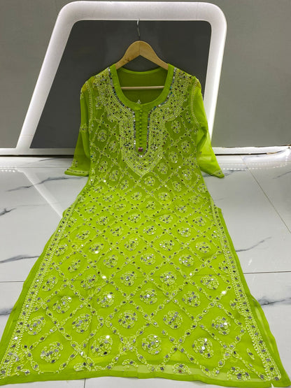 Mirror Work Kurti