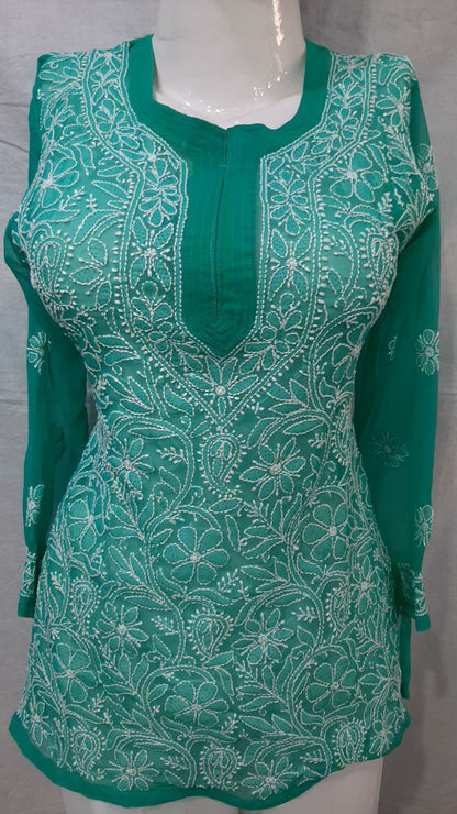 Short Georgette Kurti