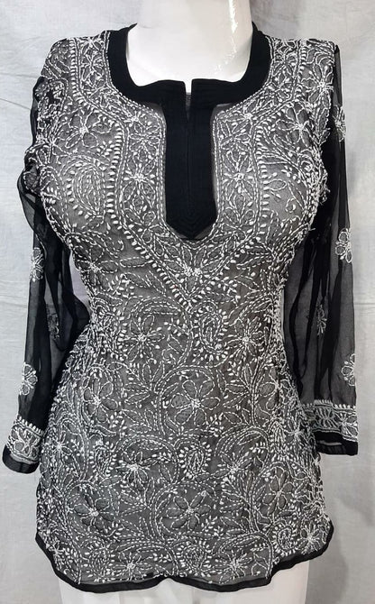 Short Georgette Kurti